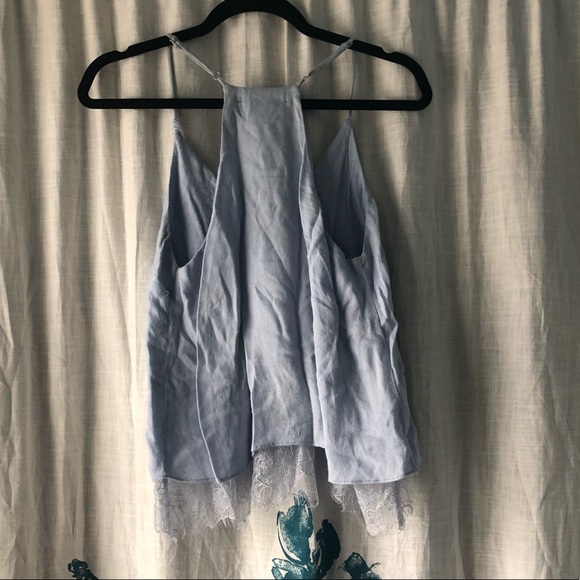 Blue lace Tank - Picture 5 of 6